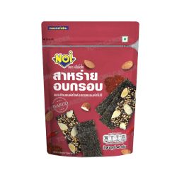 สาหร่ายอบกรอบอัลมอนด์สไลด์รสฮอตแอนด์สไปซี่ 40 กรัม